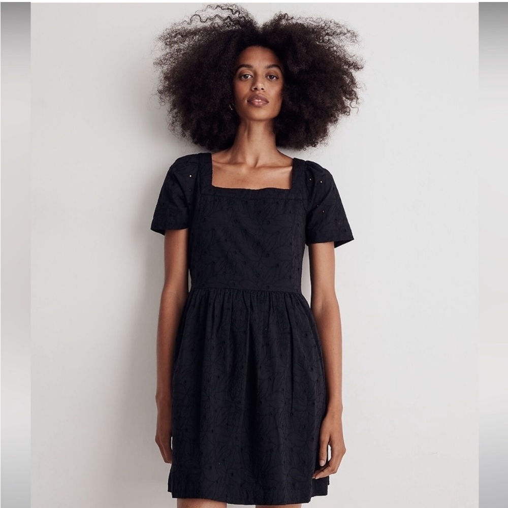 Madewell Eyelet Allie Mini Dress size M